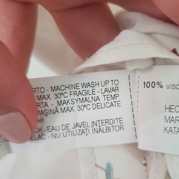 ZARA Office print blouse size xs - Picture 5 of 7